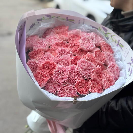«Зефир» букет из диантусов