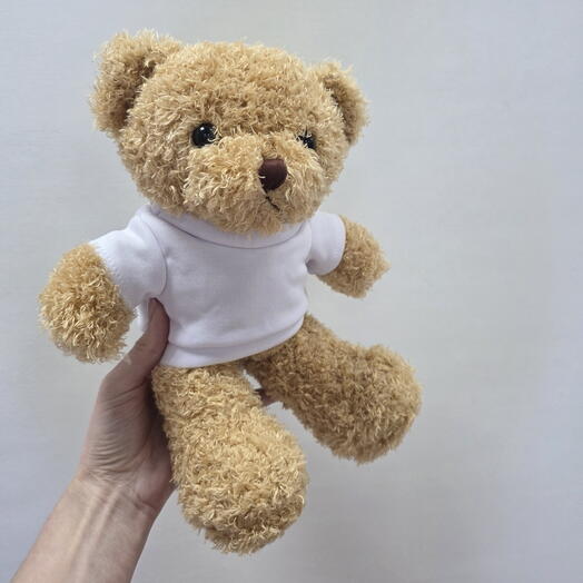 Игрушка плюшевая мишка в футболке