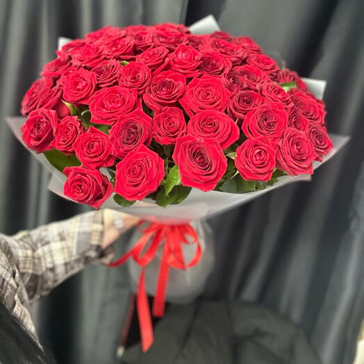 51 бордовая роза 🌹
