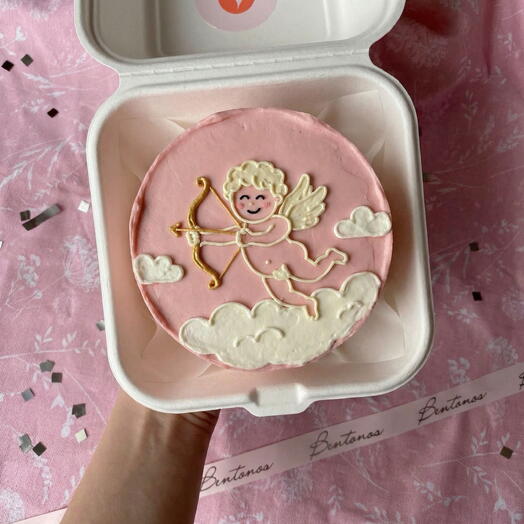 Бенто торт на День Святого Валентина Золотой лук, коллекция «14 февраля»