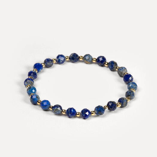 Браслет Ваниль Лазурит 14K 19 см (BRA1158)