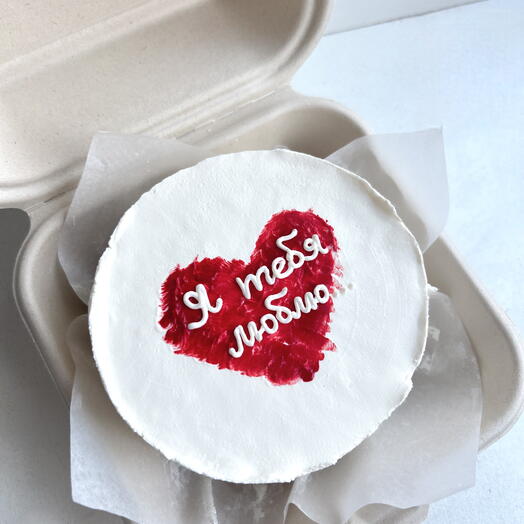 Романтичный бенто-торт для любимой