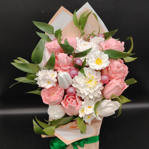 Букет из зефира