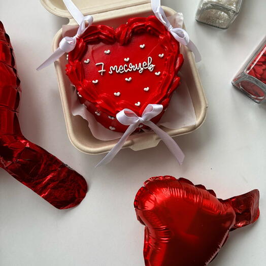 Бенто тортик сердечко