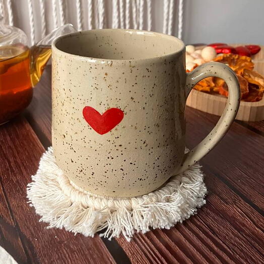 Керамическая чашка «Heart»