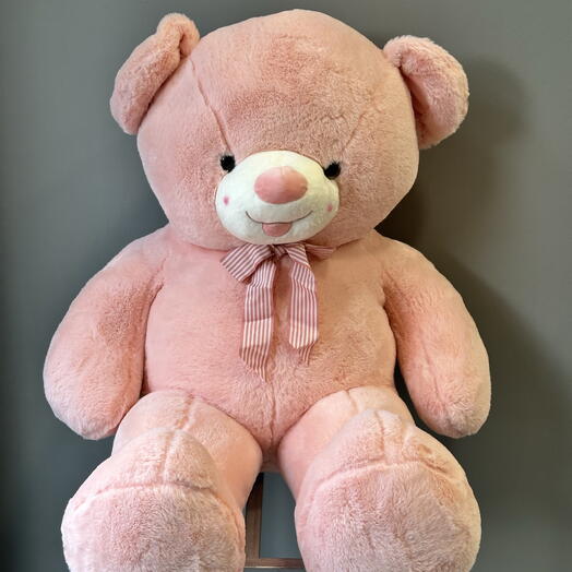 Мишка розовая