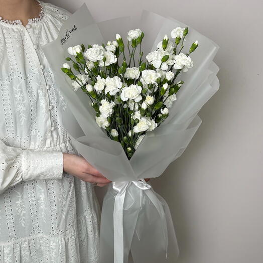 Букет Кустовых Гвоздик 15 шт