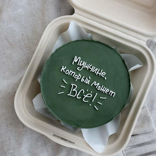Бенто зеленый «мужчине,который может все»