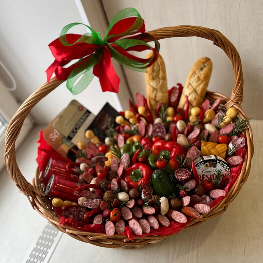 Огромная Мясно сырная корзина 🎁