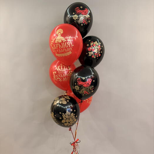 Шары в «Русском-Народном» стиле