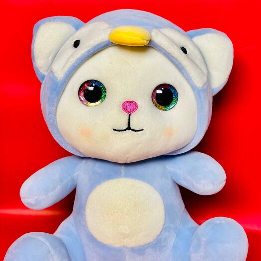 Мягкая игрушка котик-пингвинeнок 🐧🐱