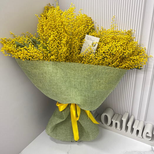 Букет из мимоз/сухоцветы