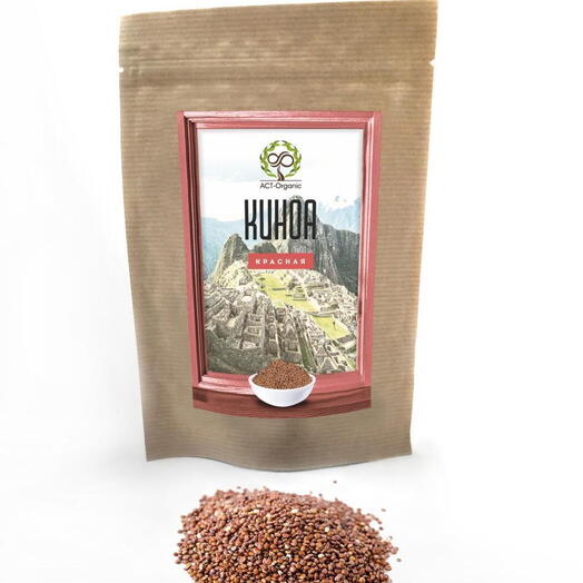 Крупа киноа красная из Перу ACT-Оrganic, 444гр