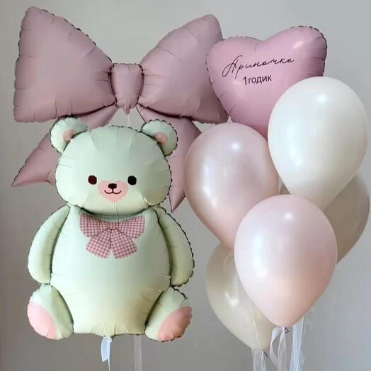 Сет " Мишка+ бант"