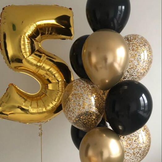 Набор воздушных шаров на 5 лет