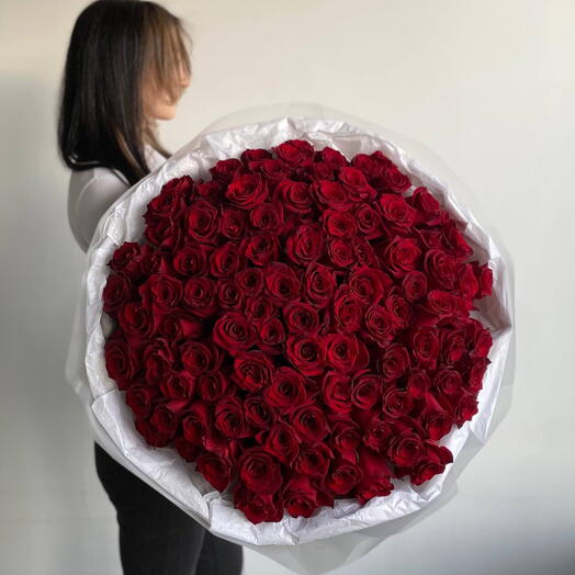 Букет из 101 красной розы