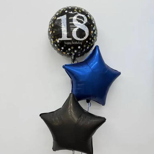 Гелиевые шары «С 18-летием»