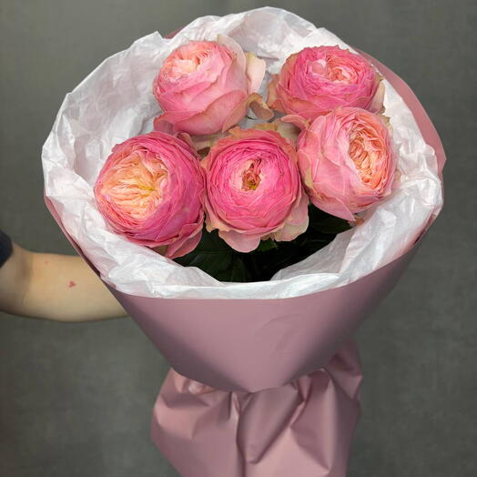 peony rose bouquet
