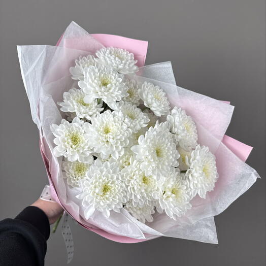 Белые хризантемы (3 шт)
