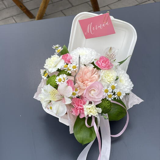 Бенто-букет Тренд для Дня Рождения 🌸