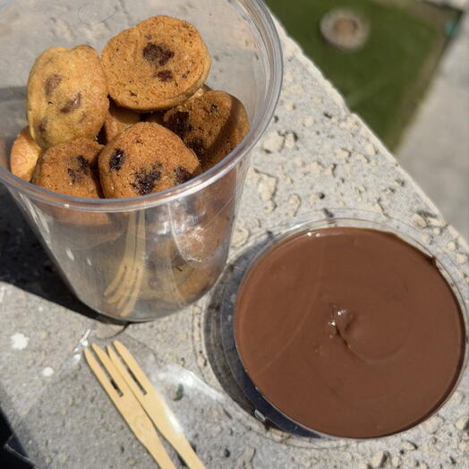 Печенье COOKIES BITES, с нутеллой