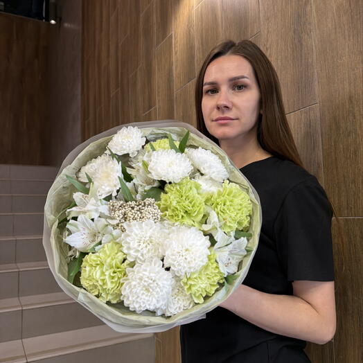 Круглый стильный букет