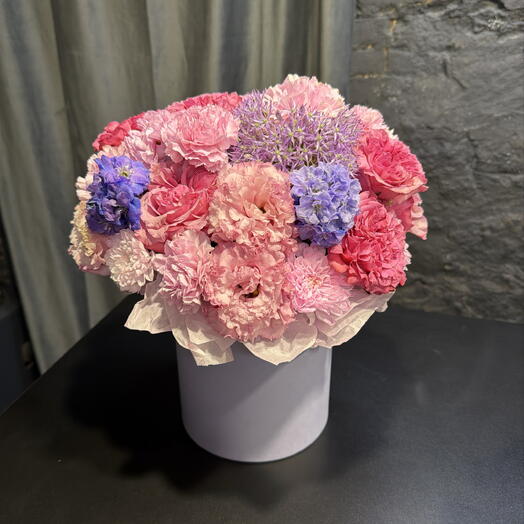 Цветы в коробке 🌸