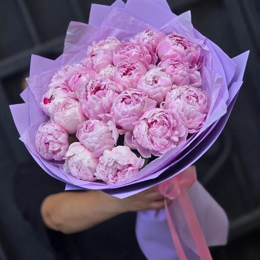 21 розовый пион💕