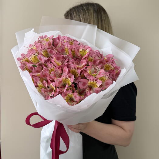 Пышный букет из альстромерии ФЛИРТ 💐💖 (15 шт)