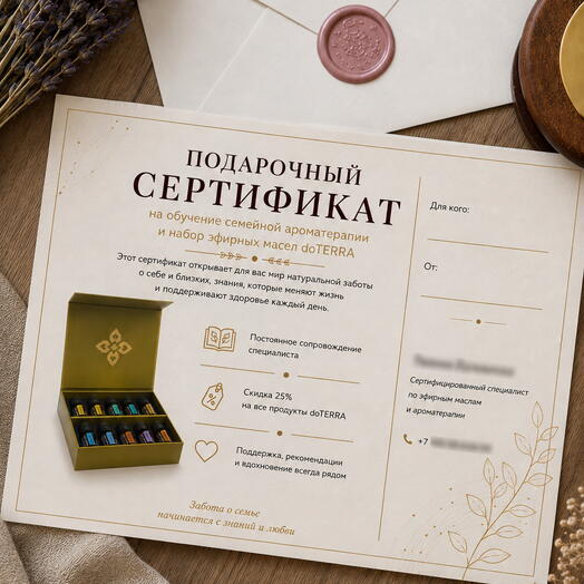Обучение Семейной Ароматерапии + набор эфирных масел