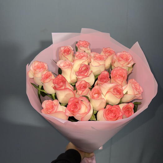 🌹БУКЕТ ИЗ 21 РОЗЫ «Джумилия» — НЕЖНОСТЬ С ХАРАКТЕРОМ🌹