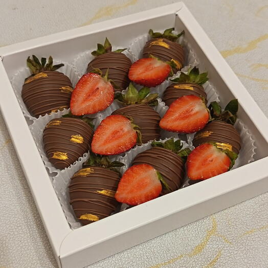 Клубника в шоколаде 9 шт... 🍓🍫