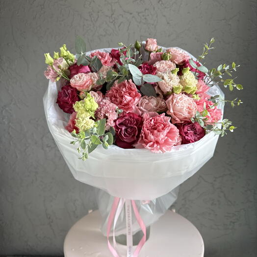 Букет с пионовидными розами 🌺