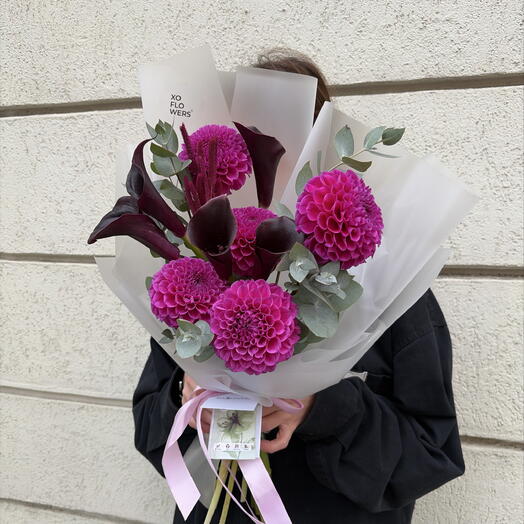 Букет «Черничное варенье» от XOFLOWERS