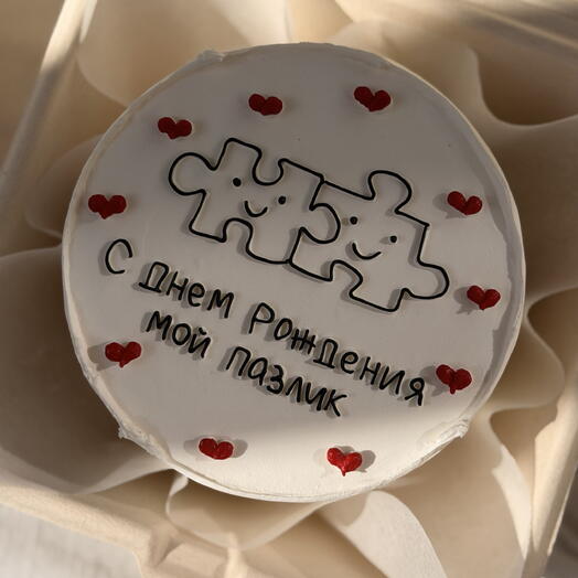 Бенто-торт мой пазлик , торт для любимого человека