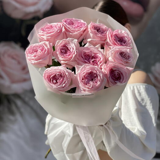 Букет из 11 парфюмированных роз Pink O Har