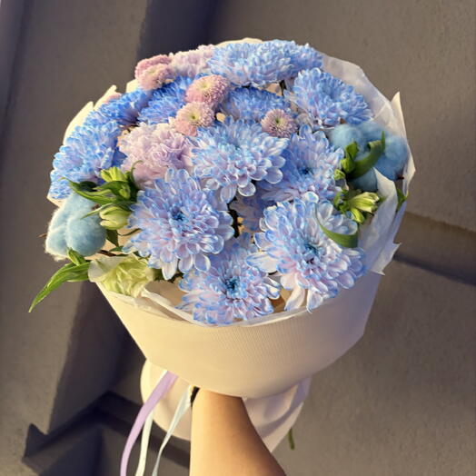 Букет 🌟 «Лазурный туман» 🌬️💎 невероятно стойкий, яркий и красивый 🌸