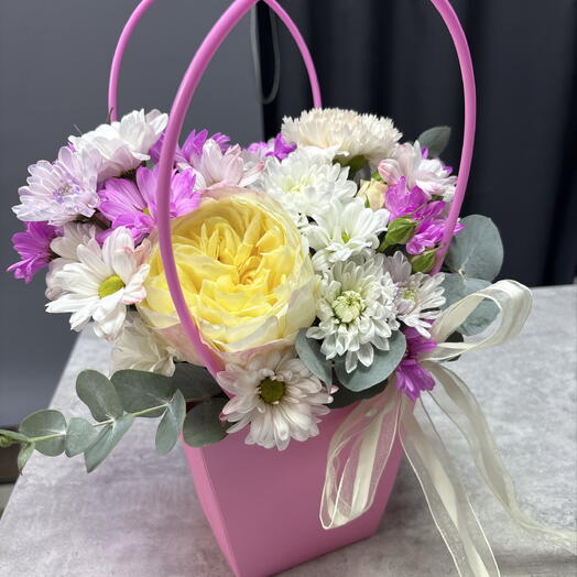 Сумочка с хризантемой🌸