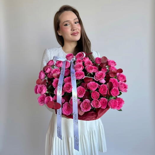 Композиция в корзине «Маленькое счастье» S