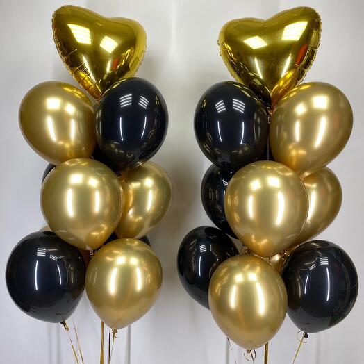 Set "Golden Hearts"