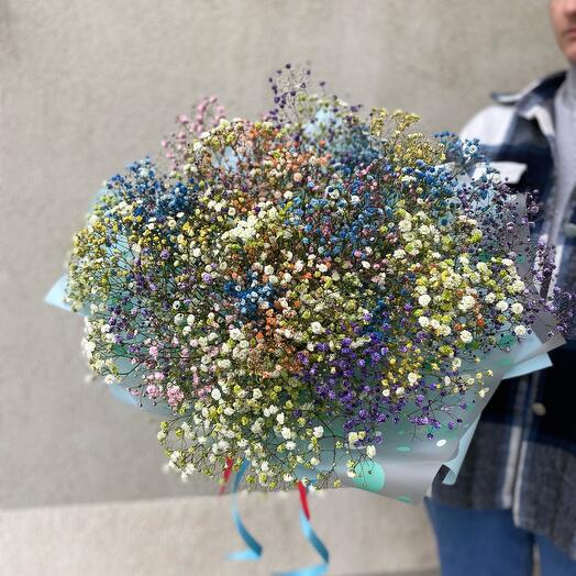 Bouquet of gypsophila