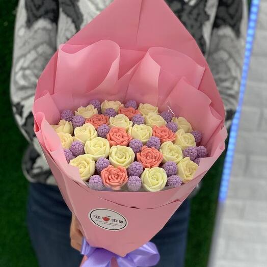 Rosetas De chocolate belga afrutado