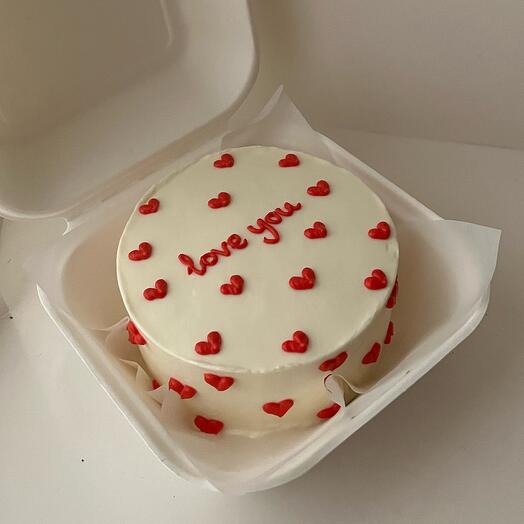 Бенто торт love you