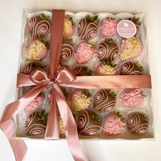 Fresas cubiertas de chocolate
