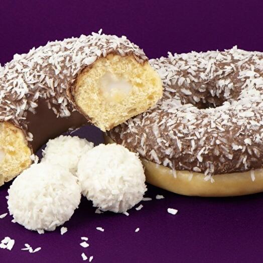 Пончик КоконатДон с кокосовой начинкой