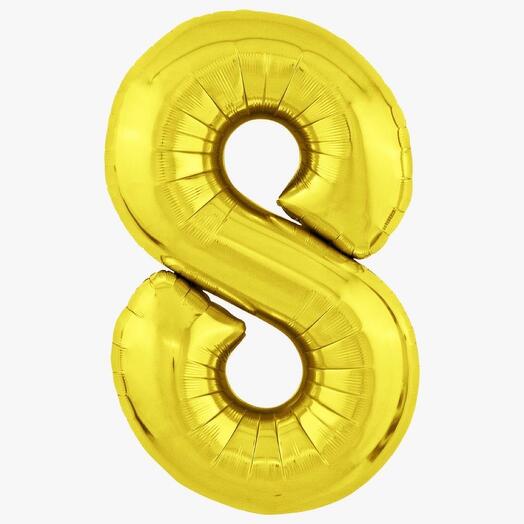 Figure 8 gold, 102 cm