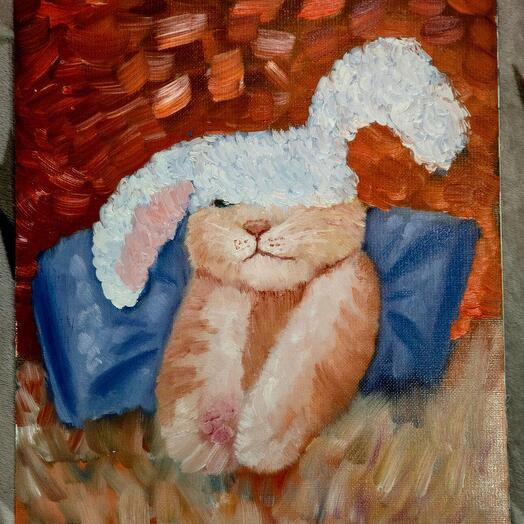 Интерьерная картина «Зайчик»