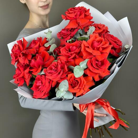 Букет французских роз (15 шт)
