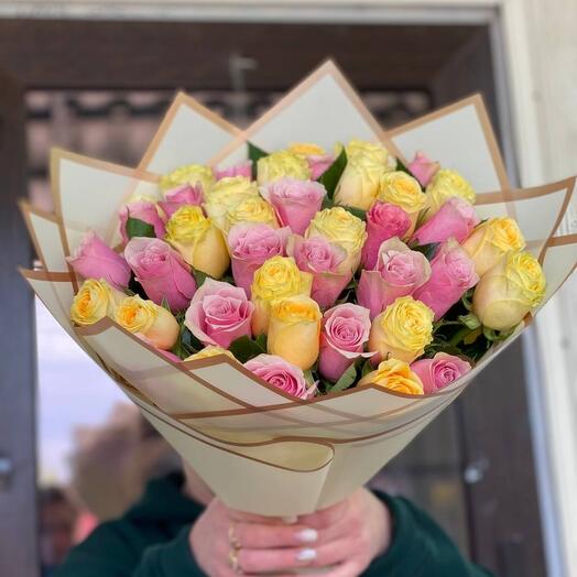 A gorgeous bouquet of 51 roses