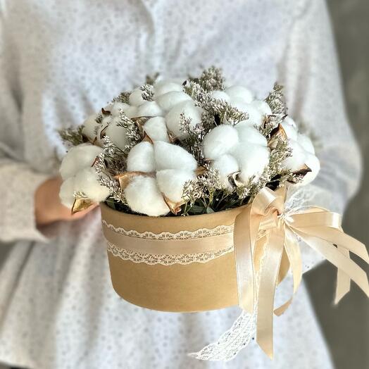 Композиция с хлопком и лимониумом
